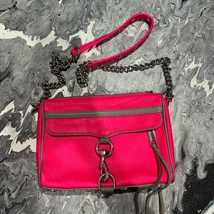 Rebecca Minkoff Fluorescent Pink Crossbody